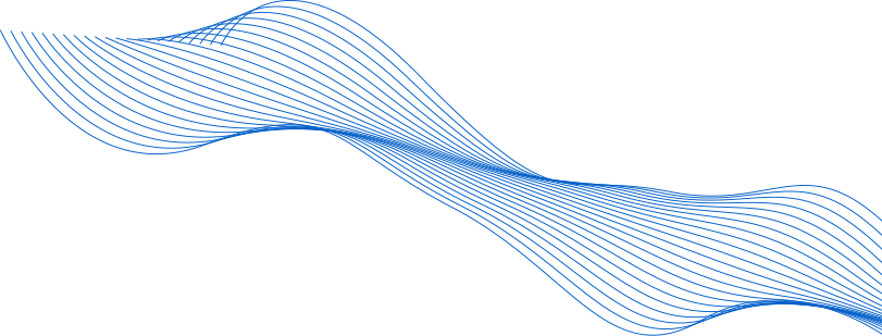 Blue wave line