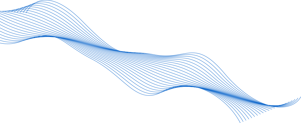 Blue wave line