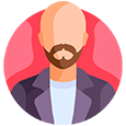 Bald Man Logo